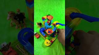 Satisfying Marble Run Race ASMR 🤹🏻‍♀️ 110 🔴🟡🟢 marblerace asmr shorts [upl. by Yrret156]