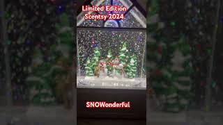 Limited Edition Scentsy Warmer 2024 SNOWonderful scentsy [upl. by Atnauqal814]