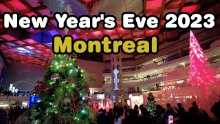 New Years Eve 2023 at Montreal Canada [upl. by Akalam105]