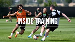 INSIDE TRAINING quotI love it Macca  Attacking transitions and finishing drills in Germany [upl. by Yruam55]