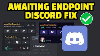 How To Fix Discord Awaiting Endpoint  Discord Not Opening [upl. by Okier]