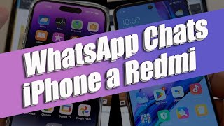 WhatsApp chats iPhone 14 Pro a Xiaomi Redmi 11 GRATIS usando Copia Apps amp Datos de Android [upl. by Hannala468]