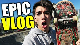 SKATEPARK CAÍDAS Y DOLOR  Vlog Épico [upl. by Aleacem]