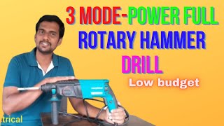 Powertex Rotary Hammer PPT RH 26 E Malayalam Review [upl. by Siravrat]