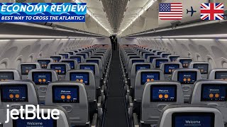 YAY OR NAY JetBlue ECONOMY Class from New York to LONDON A321LR [upl. by Annodas]