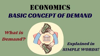 Basic Concept Of Demand What is DemandEconomics Meaning of Law of Demand Definition Simple Words [upl. by Ullund]