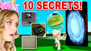 10 NEW SECRETS In The NEW BROOKHAVEN UPDATE Roblox [upl. by Arbe]