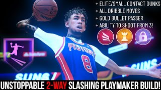 2WAY SLASHING PLAYMAKER BUILD WITH SHARP TAKEOVER NBA 2K22 NEXT GEN [upl. by Boucher765]