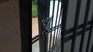 Awesome Steel Gate lock design [upl. by Cornew347]