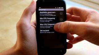 Tutorial Adjusting CPU Frequency on Android Phones running CM7 Overclocking amp Underclocking [upl. by Leahicm]