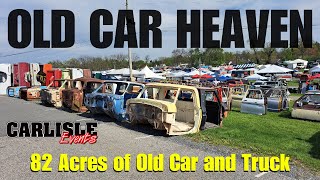 Searching One of the Worlds BIGGEST Swap Meets for Hidden Old Car Gems  Spring Carlisle 2024 [upl. by Licec]