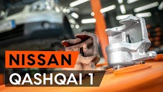 Wie NISSAN QASHQAI 1 J10 Bremssattel vorne wechseln TUTORIAL AUTODOC [upl. by Lainahtan291]