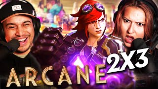 ARCANE SEASON 2 EPISODE 3 REACTION  AT THE EDGE OF OUR SEATS  2X3  FIRST TIME WATCHING  REVIEW [upl. by Anuait]