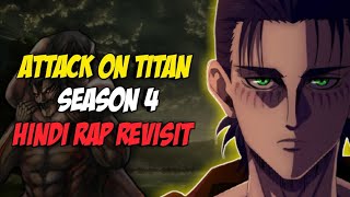 Attack On Titan Season 4 Hindi Rap Revisit By Dikz  Hindi Anime Rap  Aot AMV [upl. by Aehr]