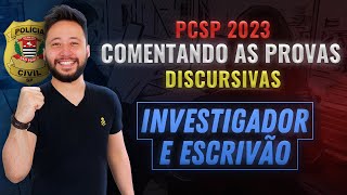 PCSP 2023  Provas DISCURSIVAS Investigador e Escrivão [upl. by Olyhs783]