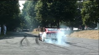 Goodwood Festival Of Speed Highlights 2013 Huge Burnouts Donuts and Launches [upl. by Asiar]