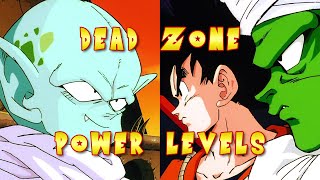 Dragon Ball Z  Dead Zone Power Levels [upl. by Harberd]