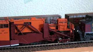 Union Pacific snow train HO scale [upl. by Ilahtan]