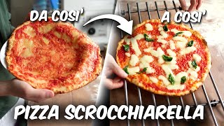 PIZZA SCROCCHIARELLA ROMANA Ricetta Completa [upl. by Tnecillim]