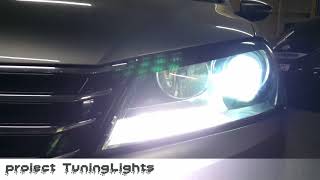 montaj lupe xenon leduri VW PASSAT B7 [upl. by Amadis]