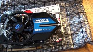 Sapphire ATI Radeon HD 5770 VaporX Unboxing HD [upl. by Esiralc324]