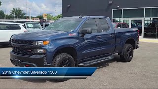 2019 Chevrolet Silverado 1500 Custom Trail Boss Double Cab Kent Akron Stow Canton Cleveland [upl. by Jadd]