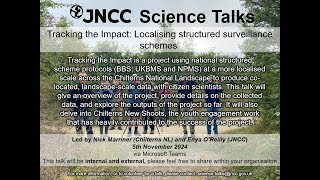 JNCC ScienceTEPoP Festival 2024 Tracking the Impact Localising structured surveillance schemes [upl. by Chemash]