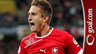 Mario Gavranovic goal gives Switzerland lead over Norway in qualifier [upl. by Aihsetel]