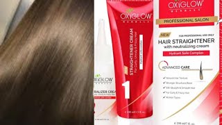 Oxyglow hair straightener cream permanentstraighthair only in 300😮stylevilla [upl. by Pesvoh230]