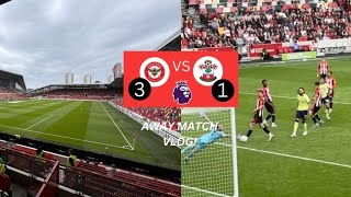 Brentford vs Southampton Away Vlog [upl. by Shelburne]