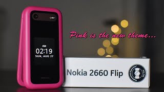 Nokia 2660 Flip 4G Pop Pink Color Review [upl. by Amsaj]