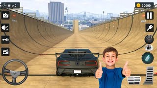 Mega Ramp Stunts  car 🚗 Game  Crezy Car Drive 😱 Beat Car Game 🎮 [upl. by Anselma]