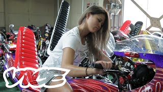 The Woman Revving Motorcycles like Music in Japan [upl. by Nnaeirual]