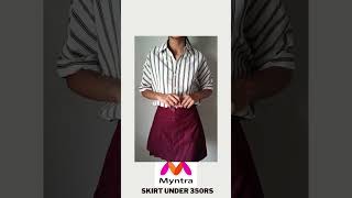 Myntra Skirt from tokyo talkies💫fashion sareeamazonytshortsviraltrendingRichieRichi [upl. by Marcos]