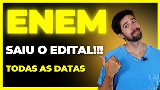 ENEM 2024 SAIU O EDITAL DO ENEM VEJA AS PRINCIPAIS INFORMAÇÕES [upl. by Runkel]