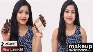 5 minutes Glam Look using Pilgrim Makeup productsNEW LAUNCHMakeup by Nidhi [upl. by Nollie]