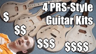 Comparing 4 different PRS Guitar Kits  Low budget to highest quality [upl. by Genia]