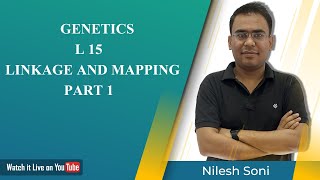 LINKAGE AND GENE MAPPING BY NILESH SONI  CSIR  GATE  RJSET  MHSET [upl. by Nivalc342]