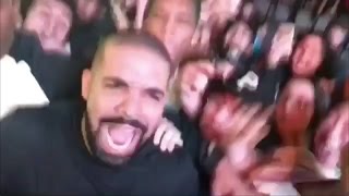 Drake Goes In The Crowd To Mosh Pit At Travis Scott Show [upl. by Alver]