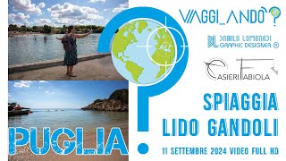 Viaggi andò SPIAGGIA lido GANDOLI 11 settembre 2024 ANIMAZIONE [upl. by Aiehtela614]