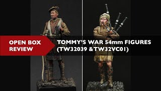 Open Box Review of Tommys War 54mm Figures TW32039 ampTW32VC01 [upl. by Mitch]