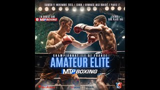 CHAMPIONNAT IDF ELITE  MTP BOXING [upl. by Mahmud142]