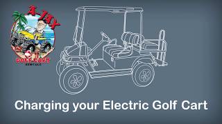 How to charge an electric golf cart [upl. by Dyoll]