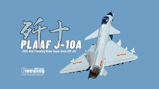 New Freewing PLAAF J10A Super scale 90mm Fighter EDF Jet [upl. by Anirehc978]