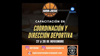 CAPACITACIÓN EN COORDINACIÓN Y DIRECCIÓN DEPORTIVA  MODULO 1 [upl. by Dihgirb]