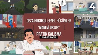 Ceza Hukuku Genel Hükümler  Pratik Çalışma 4 Manevi Unsur [upl. by Lasko]