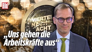 „Deutschland geht es nicht so gut wie die Regierung behauptet“  Jan Schäfer  Viertel nach Acht [upl. by Ardnusal265]