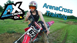 Preparing for 2024 ArenaCross Series  Training at SX Works in Sheffield [upl. by Herv]