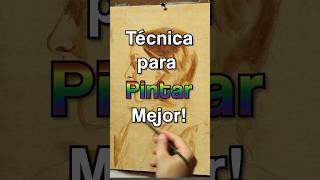 Cómo pintar mejor con La Imprimatura 🎨🖌️ arte pinturaoleo shortvideo [upl. by Nevlin673]