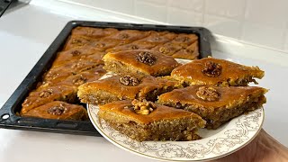 Пахлава рецепт Вкуснейшая домашняя пахлава Baklava recipe [upl. by Atsirc550]